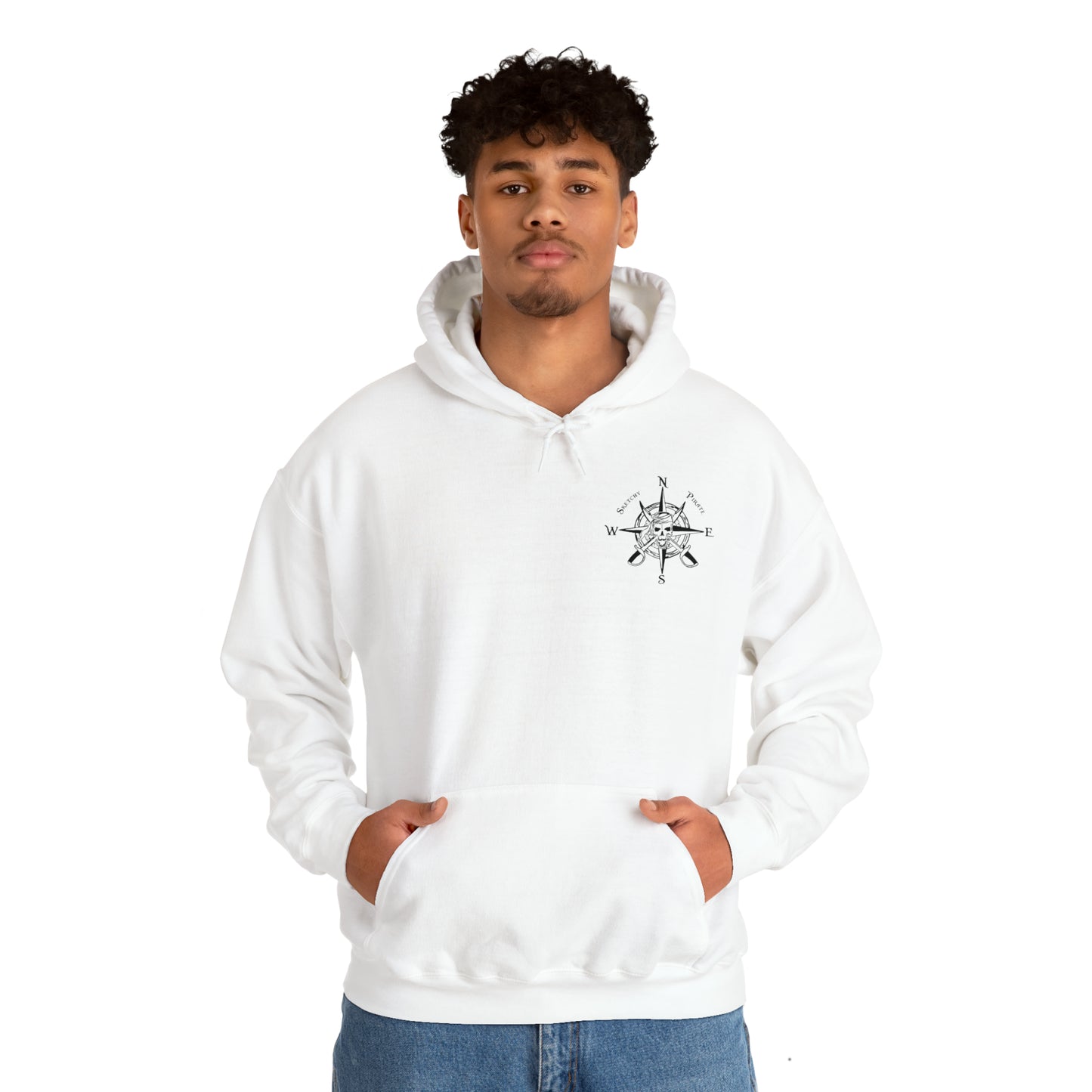 Pirate Compass Rose - Unisex Heavy Blend Hooded Sweatshirt