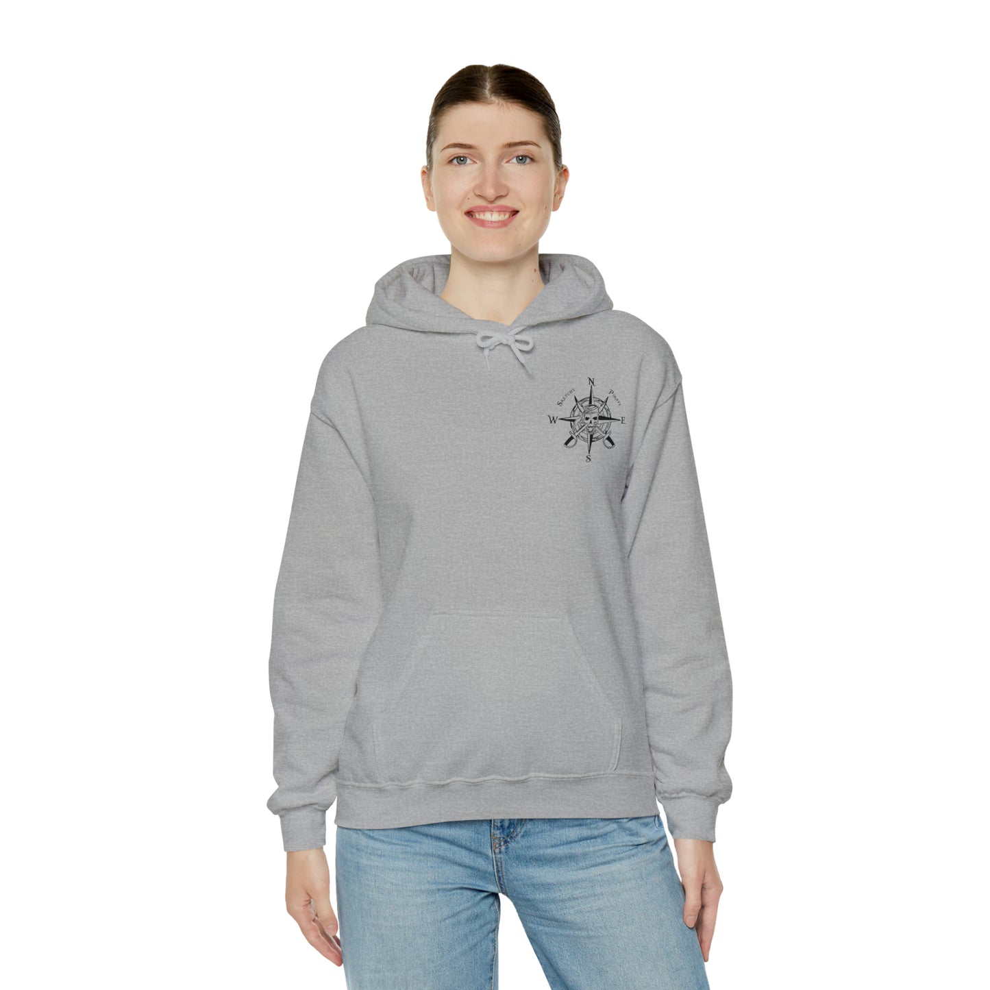 Pirate Compass Rose - Unisex Heavy Blend Hooded Sweatshirt