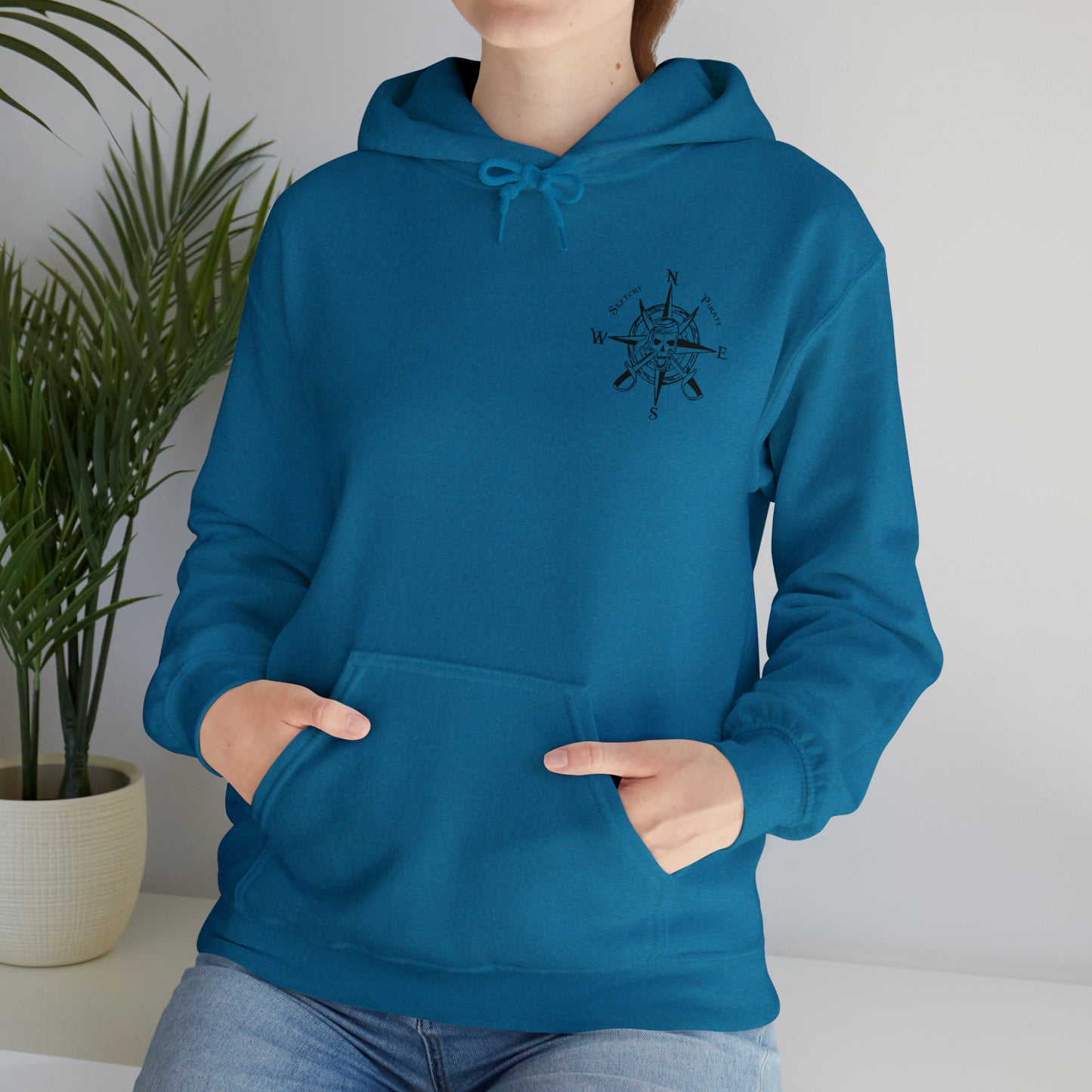 Pirate Compass Rose - Unisex Heavy Blend Hooded Sweatshirt