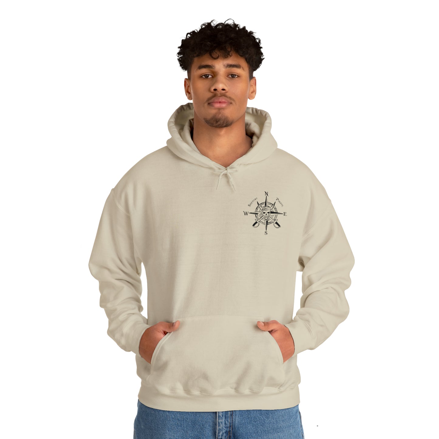 Pirate Compass Rose - Unisex Heavy Blend Hooded Sweatshirt