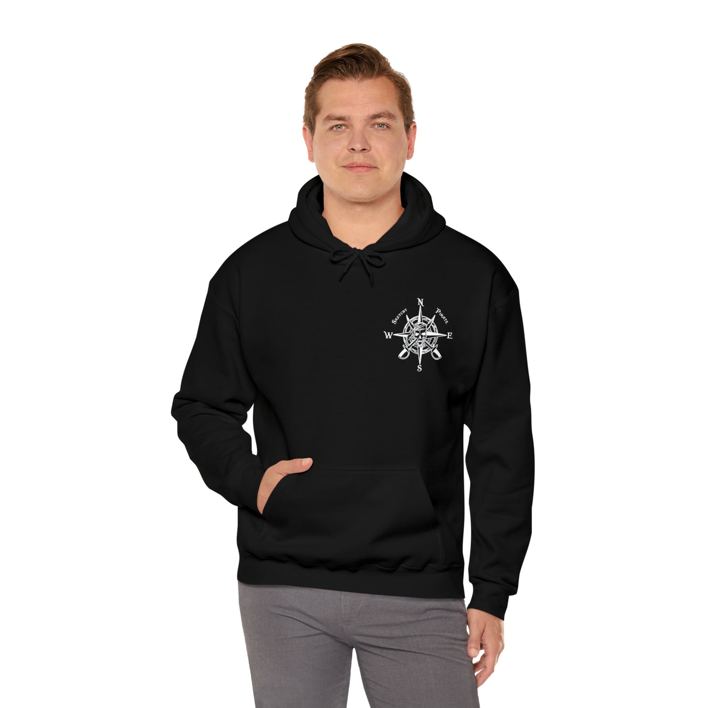 River Life - Black Unisex Heavy Blend™ Hooded Sweatshirt