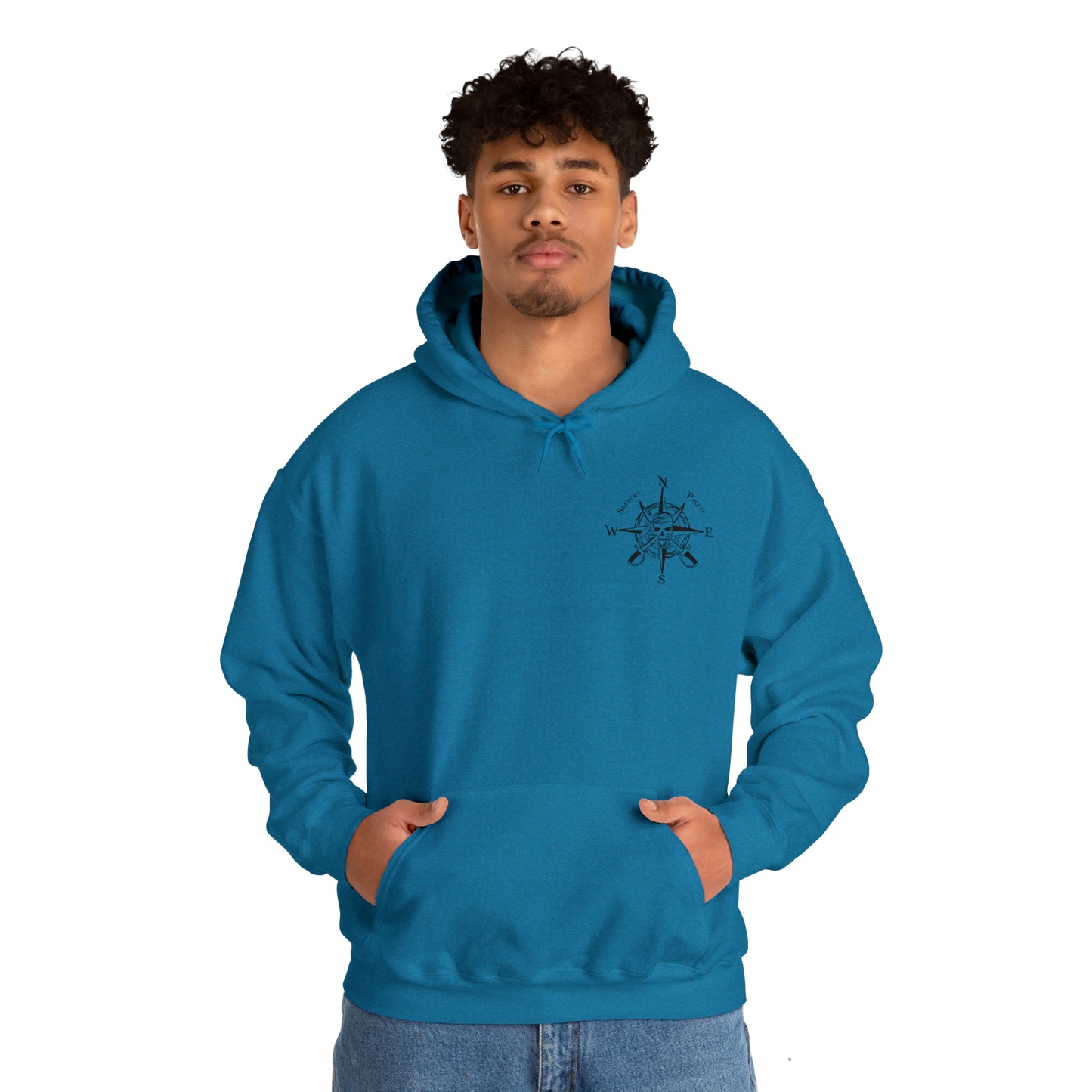 Pirate Compass Rose - Unisex Heavy Blend Hooded Sweatshirt