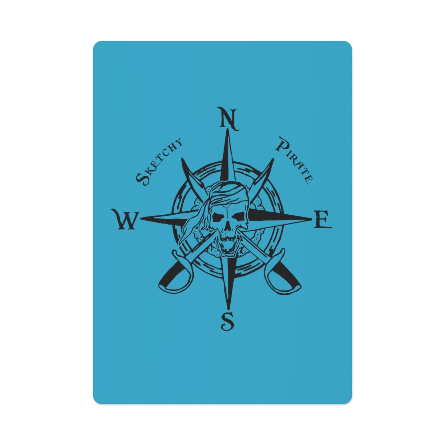 Sketchy Pirate Poker Cards