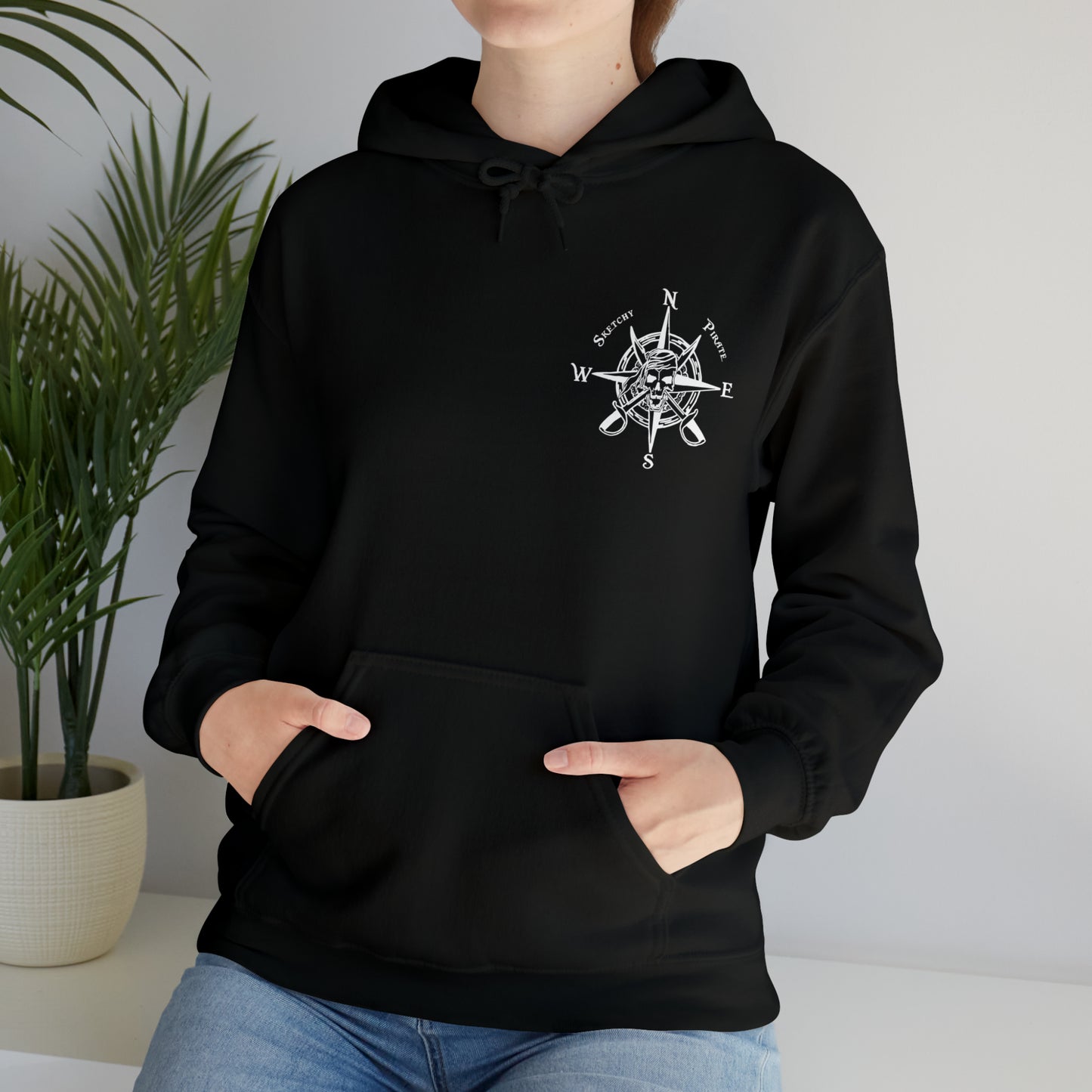 River Life - Black Unisex Heavy Blend™ Hooded Sweatshirt