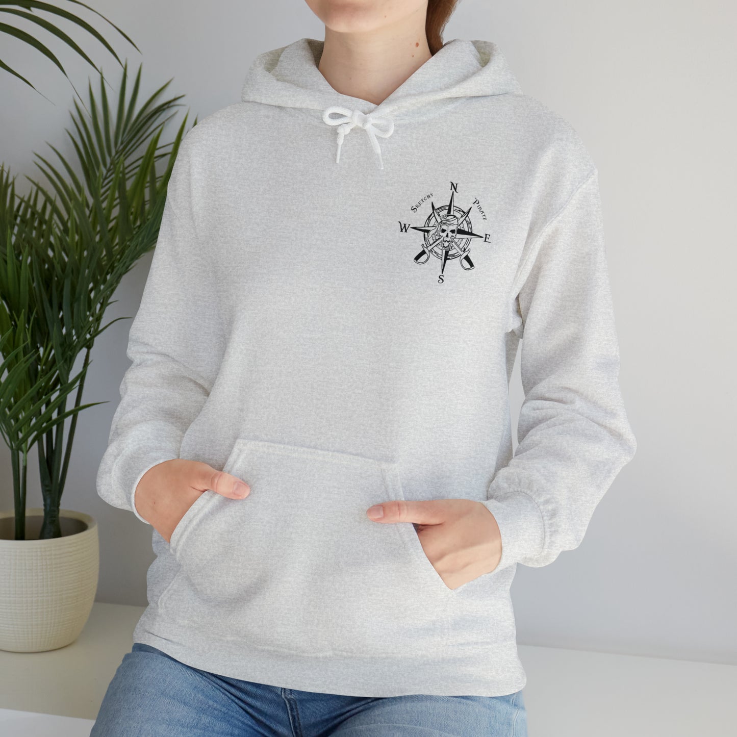 Pirate Compass Rose - Unisex Heavy Blend Hooded Sweatshirt