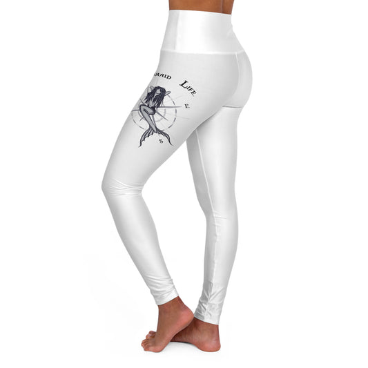 Mermaid Life High Waisted Yoga Leggings (AOP)