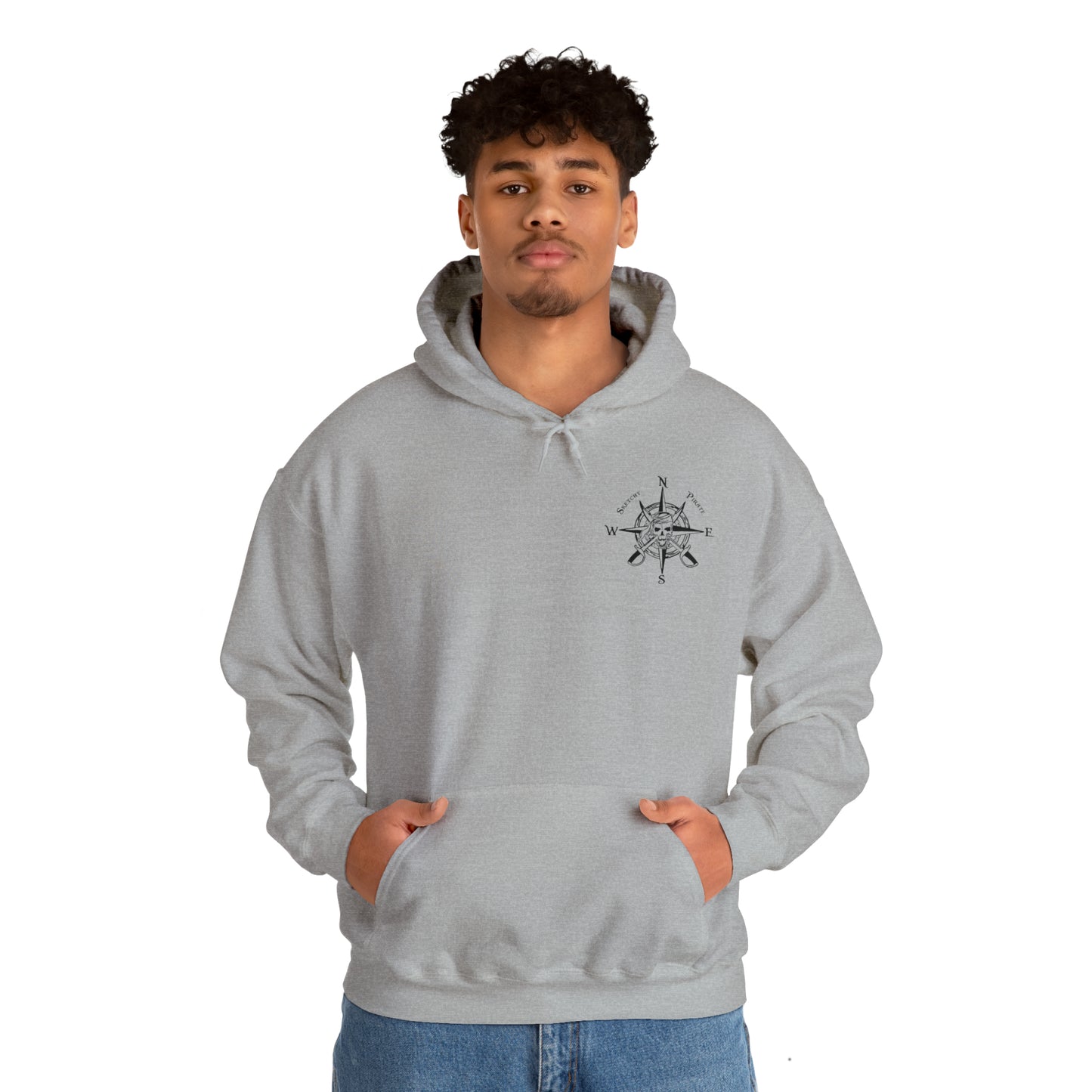 Pirate Compass Rose - Unisex Heavy Blend Hooded Sweatshirt