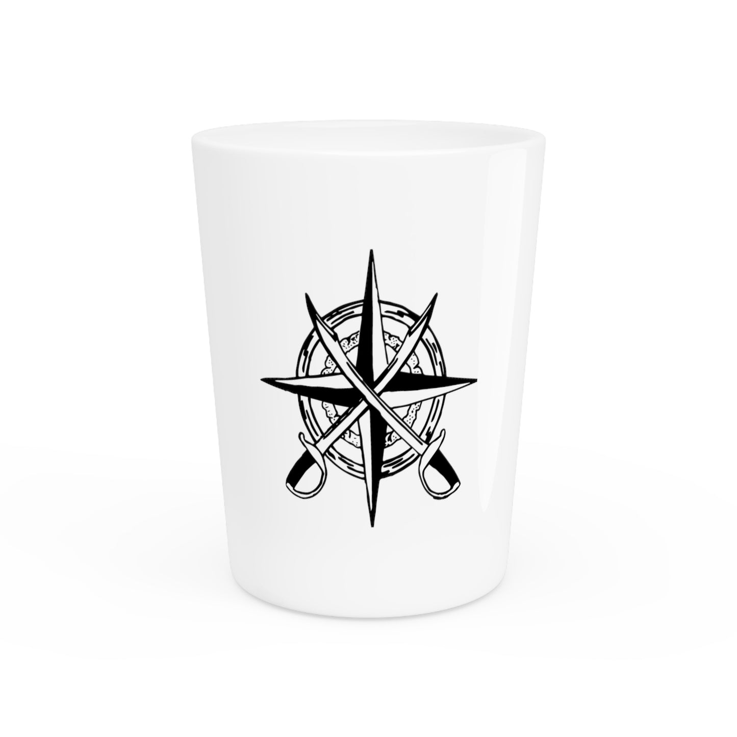 Shot Glass - Pirate Compass Rose