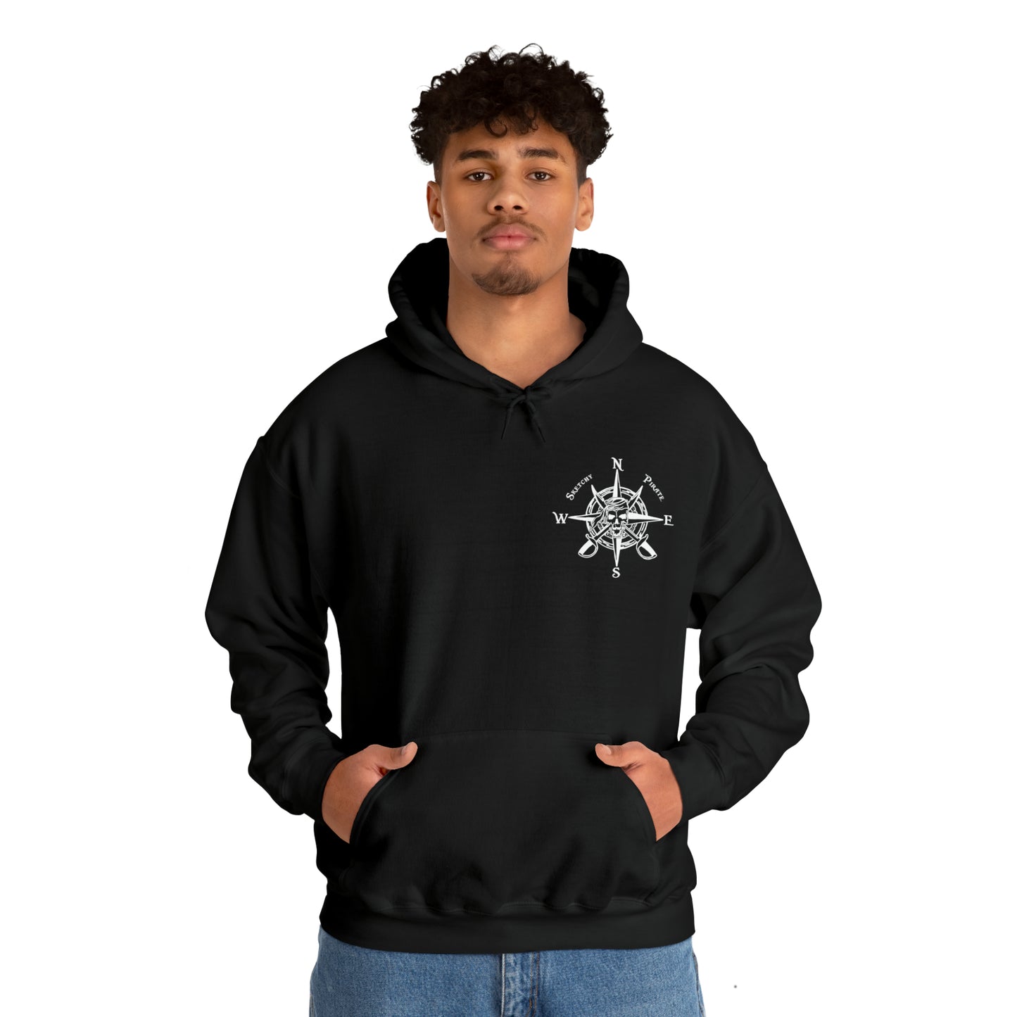 River Life - Black Unisex Heavy Blend™ Hooded Sweatshirt