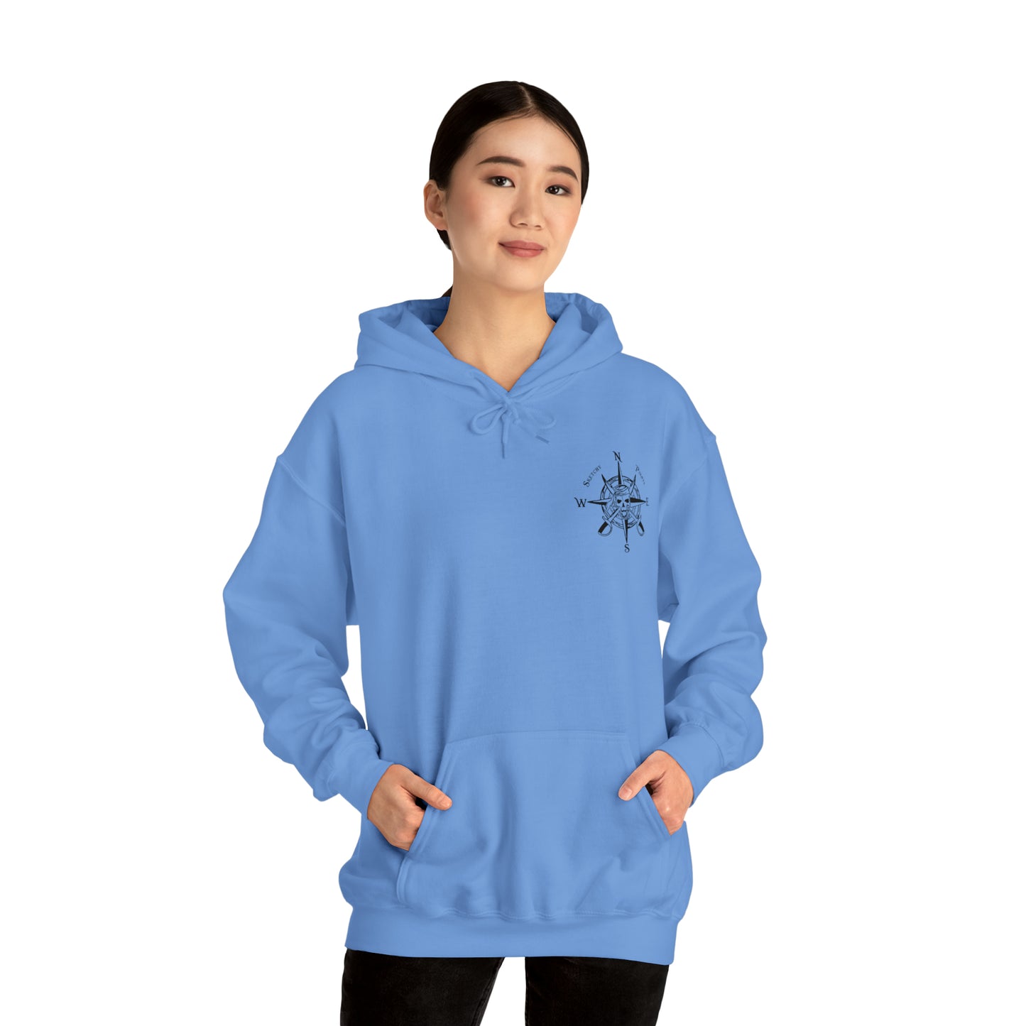 Pirate Compass Rose - Unisex Heavy Blend Hooded Sweatshirt