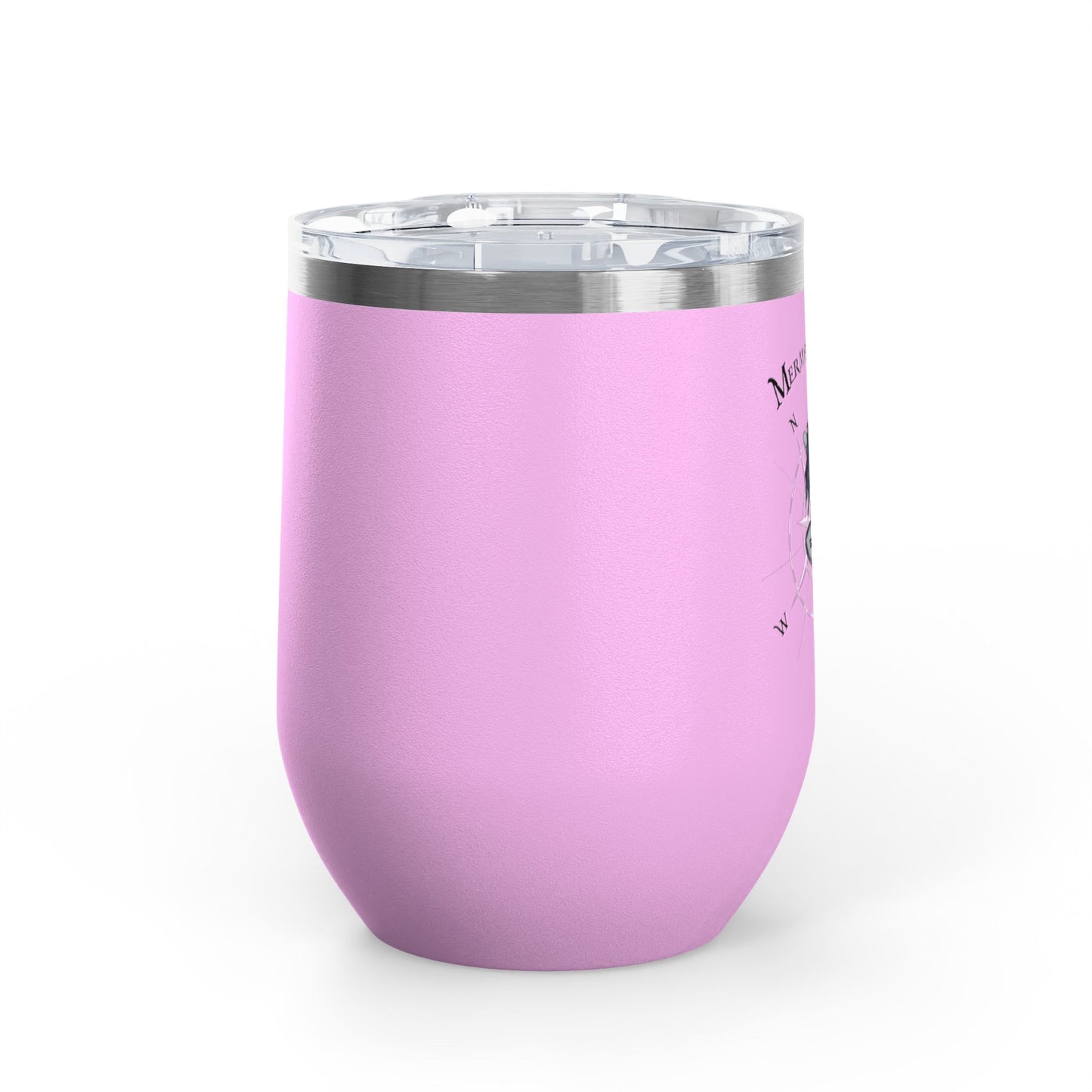 Mermaid Life 12oz Wine Tumbler – Stainless Insulated Nautical Travel Cup
