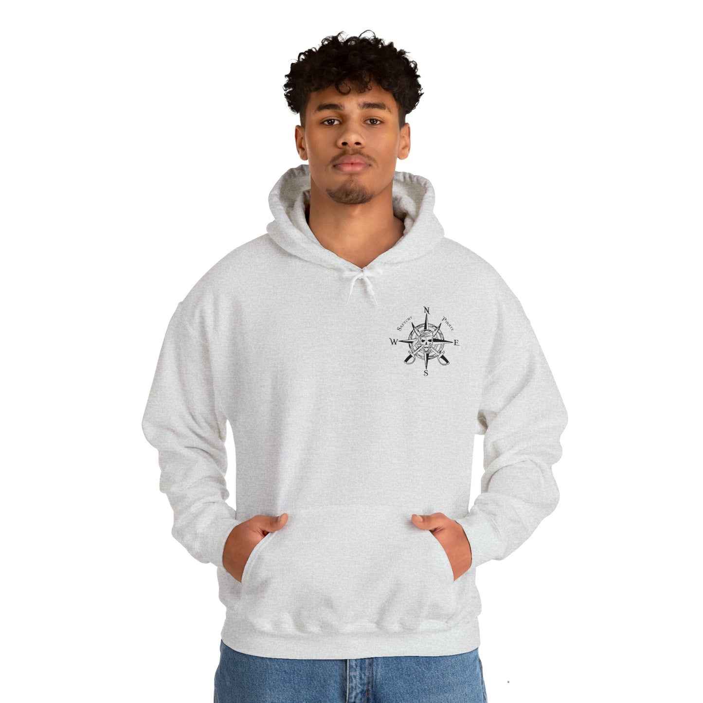 Pirate Compass Rose - Unisex Heavy Blend Hooded Sweatshirt