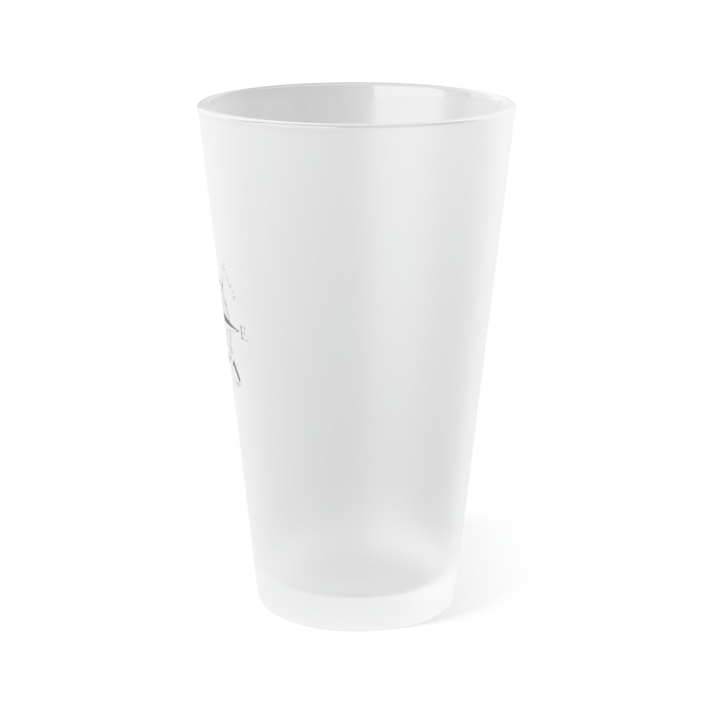 Frosted Pint Glass, 16oz