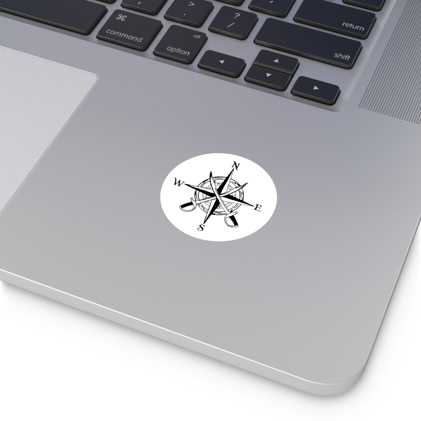 Pirate Compass Rose Sticker