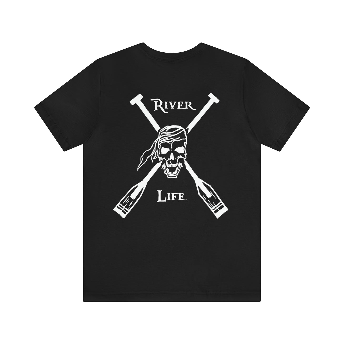 River Life - Black Unisex Jersey Short Sleeve Tee