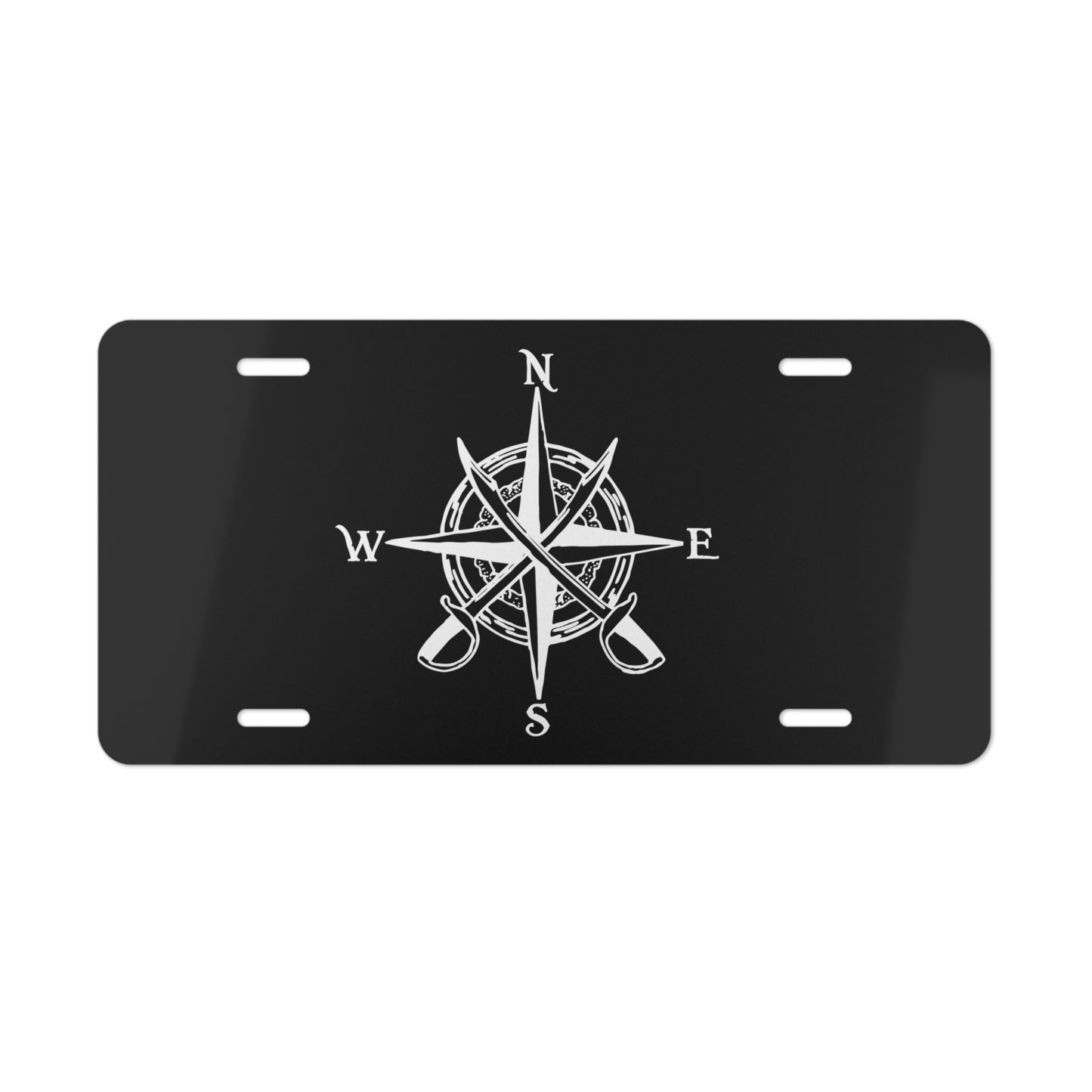 Vanity Plate - Compass Rose