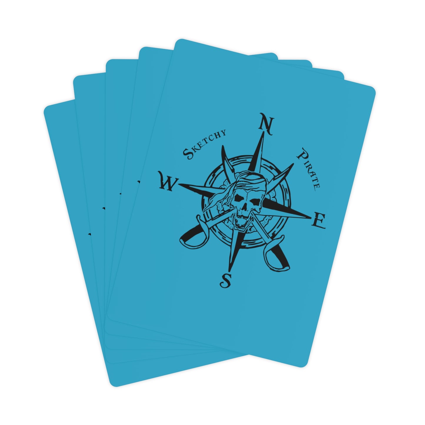 Sketchy Pirate Poker Cards