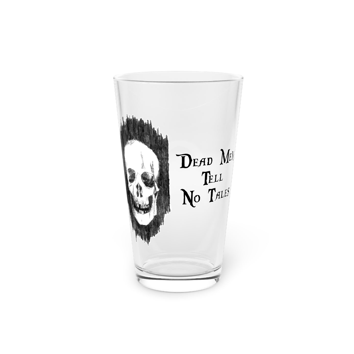 Pint Glass, 16oz - Dead Men Tell No Tales