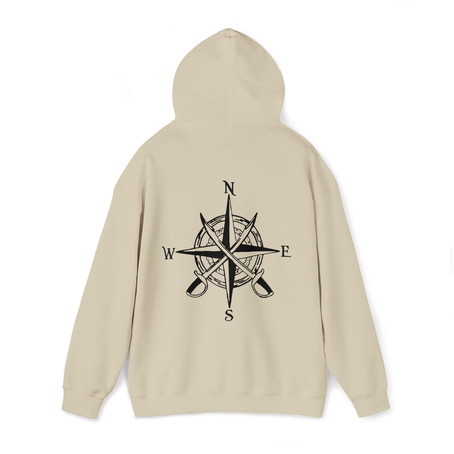 Pirate Compass Rose - Unisex Heavy Blend Hooded Sweatshirt