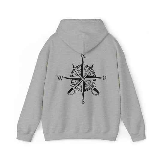 Pirate Compass Rose - Unisex Heavy Blend Hooded Sweatshirt