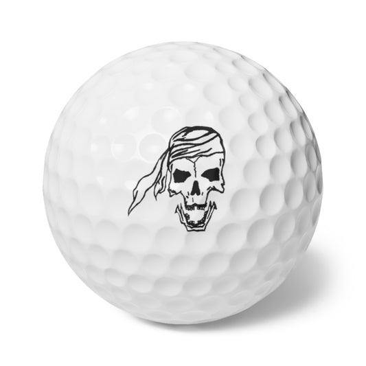 Pirate Golf Balls, 6pcs