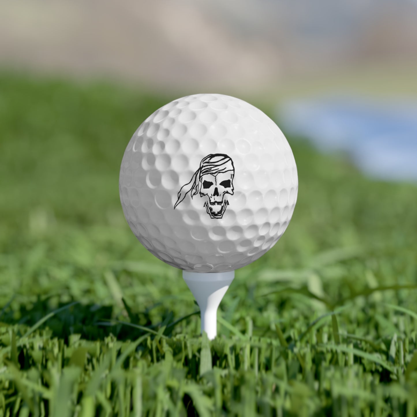 Pirate Golf Balls, 6pcs